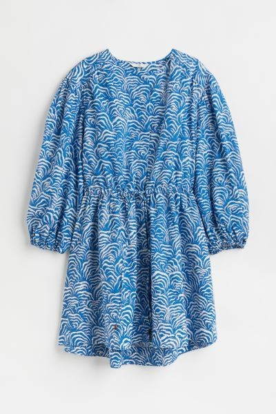 Short Linen-blend Dress | H&M (US + CA)