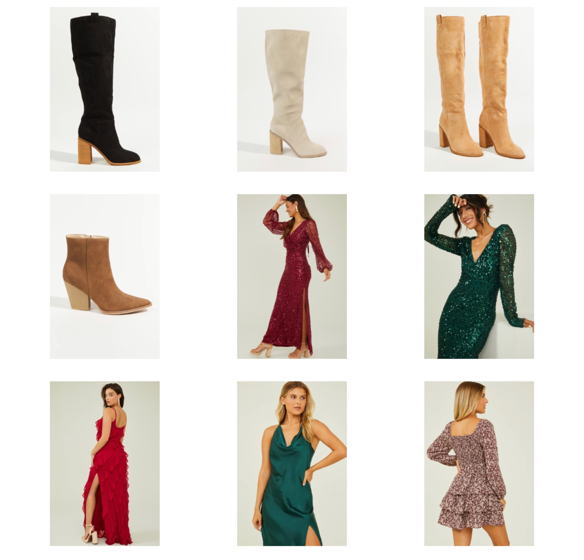 Women’s dresses, women boots , high boots & booties , women’s fashion for fall and winter 

#LTKstyletip #LTKHolidaySale #LTKshoecrush