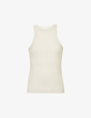 Eva halterneck stretch organic-cotton top | Selfridges
