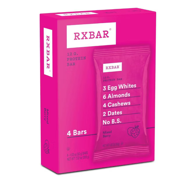 RXBAR Mixed Berry Protein Bars - 4ct | Target