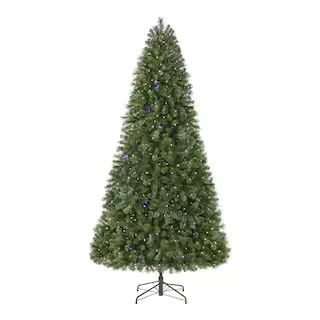 Home Accents Holiday 9 ft Wesley Pine Christmas Tree TG90M3P07D27 - The Home Depot | The Home Depot