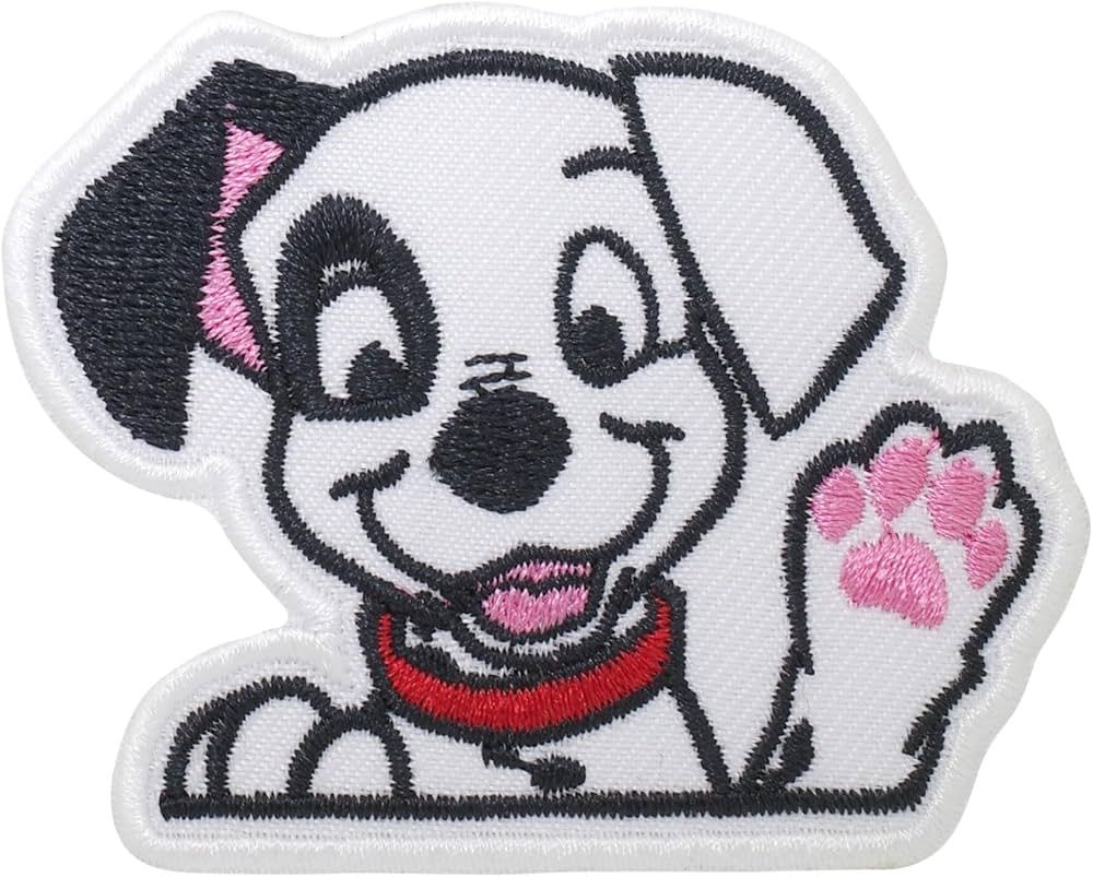 101 Dalmatians Iron On Patches for Clothing Saw On/Iron On Embroidered Patch Applique for Jeans, ... | Amazon (US)