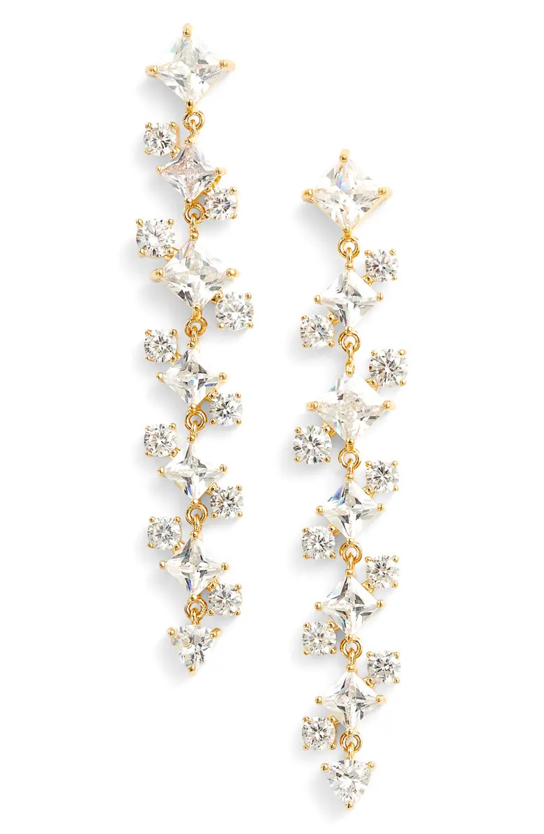 Nordstrom Mixed Cubic Zirconia Linear Earrings | Nordstrom | Nordstrom