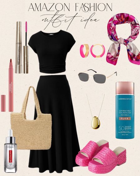 Amazon Easy and comfy summer outfit idea! Love the pop of pink! #Founditonamazon #amazonfashion #inspire #womensstyle Amazon fashion outfit inspiration 

#LTKStyleTip #LTKFindsUnder50 #LTKFindsUnder100