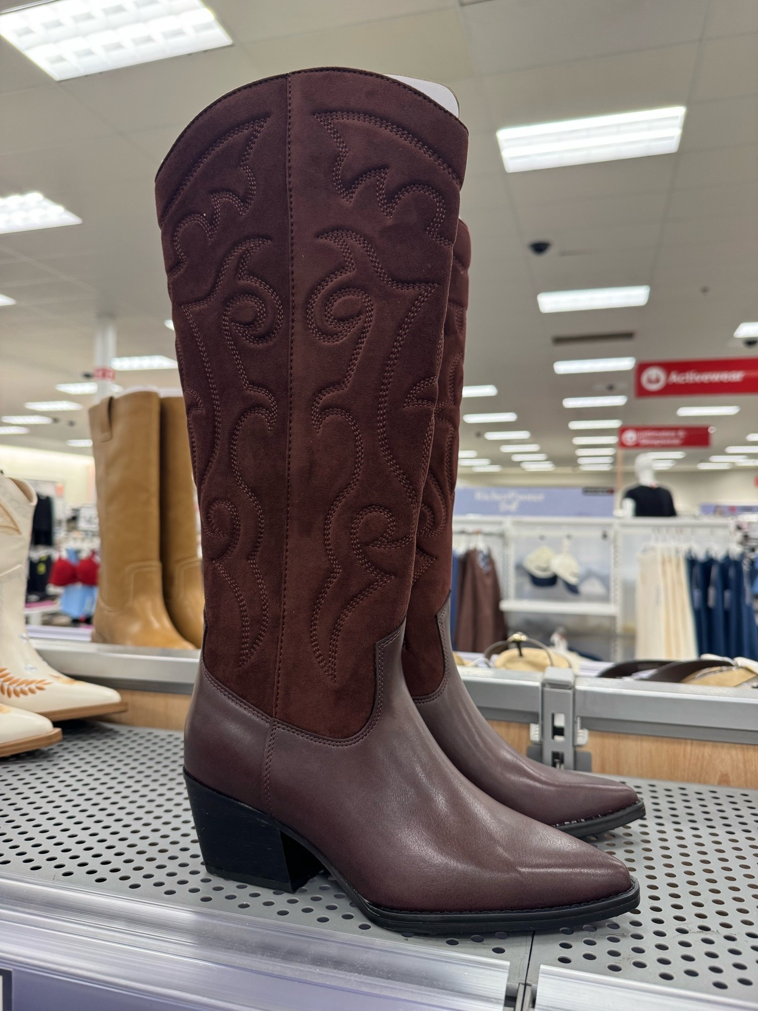 Women's Madeline Tall Boots - Universal Thread™ Burgundy 

#target #targetstyle @Target

#LTKgrwm #LTKootd #LTKTravel