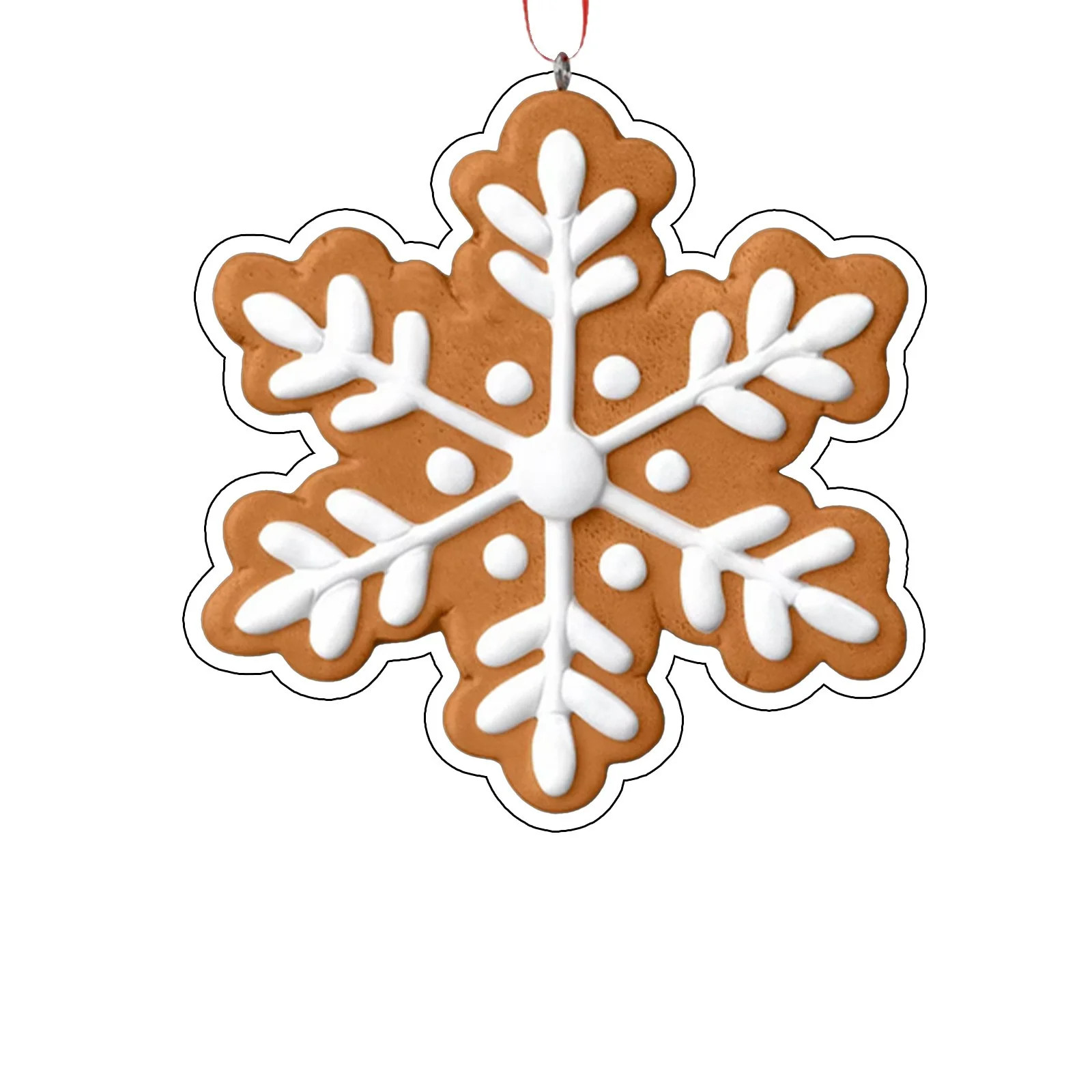 3.93" Christmas Clay Dough Gingerbread House Ornament - RZDLIZJ shop邃｢ | Walmart (US)