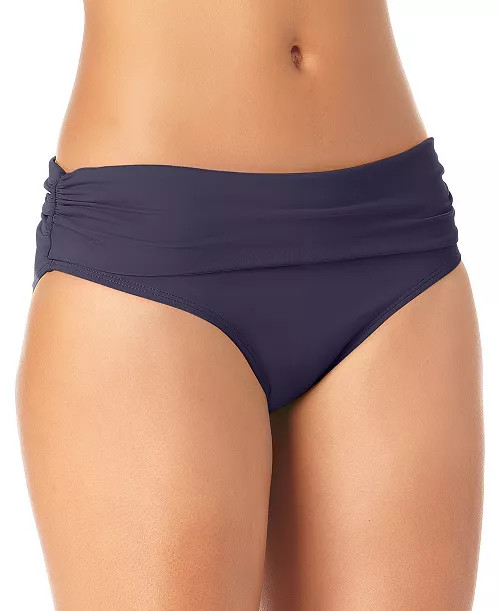 Anne Cole Women's Printed Strapless Tankini Top and High-Waist Bikini Bottoms  - Macy's | Macy's