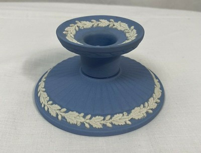 Wedgwood Classic Jasperware Candle Holder Cream on Lavender (Pale Blue)  | eBay | eBay US