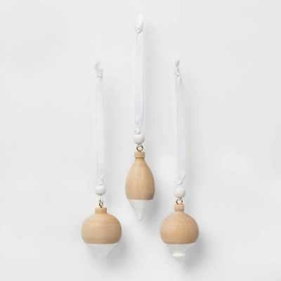Wooden Ornaments Set of 3 - sugar paper™ | Target