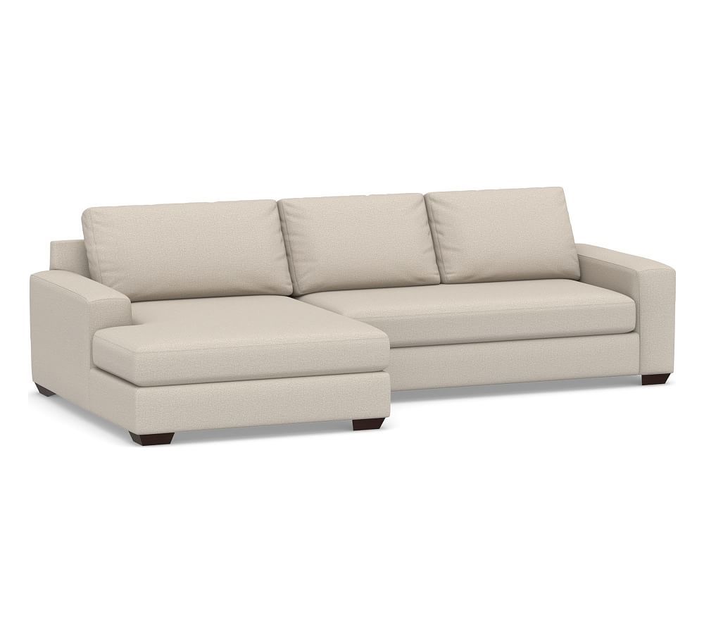Big Sur Square Arm Chaise Sectional | Pottery Barn (US)