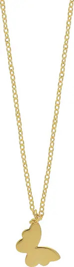 Bony Levy 14K Gold Mini Butterfly Pendant Necklace | Nordstrom | Nordstrom