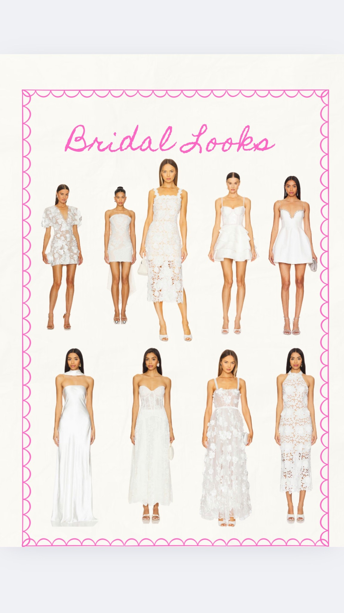 bridal looks. bridal shower outfit. rehearsal dinner outfit. wedding. white dress. #LTKSummerEdit

#LTKStyleTip #LTKWedding
