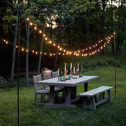 Country Teak Dining Table | Terrain