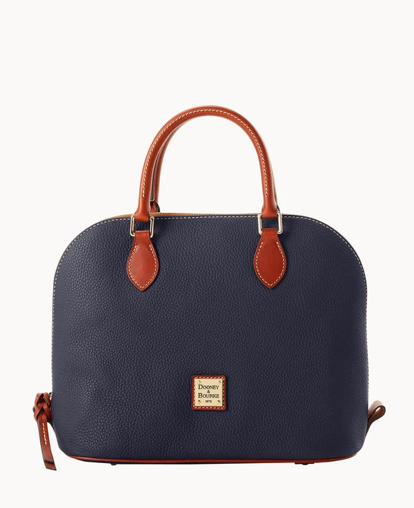 Pebble Grain Domed Satchel | ILoveDooney