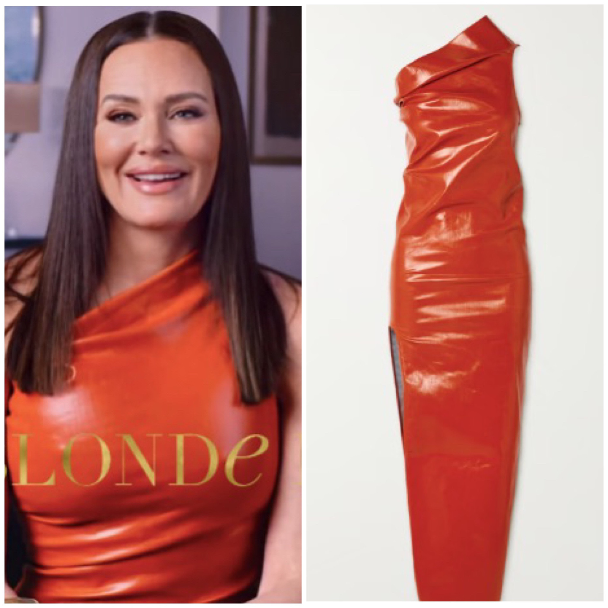 meredith marks orange dress WornOnTV: Meredith's orane one-shoulder dress on The Real Housewives of  Salt Lake City | Meredith Marks