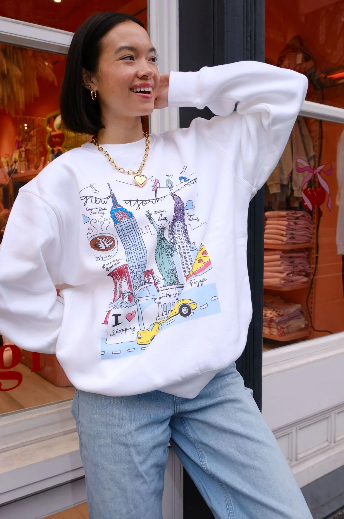 NY Illustration Sweatshirt | Mure + Grand | Mulberry and Grand