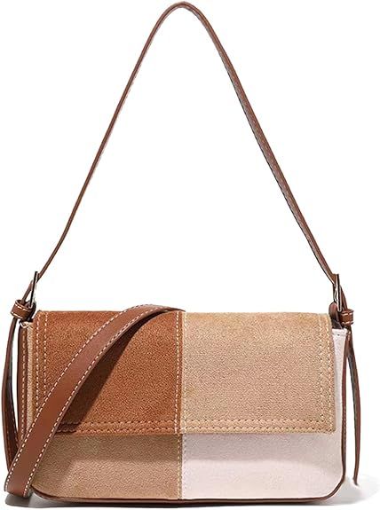 Chloe soo Women Shoulder Bags Fashion half moon Bag Hobo Underarm Purse Tote Handbag Retro Blue p... | Amazon (US)