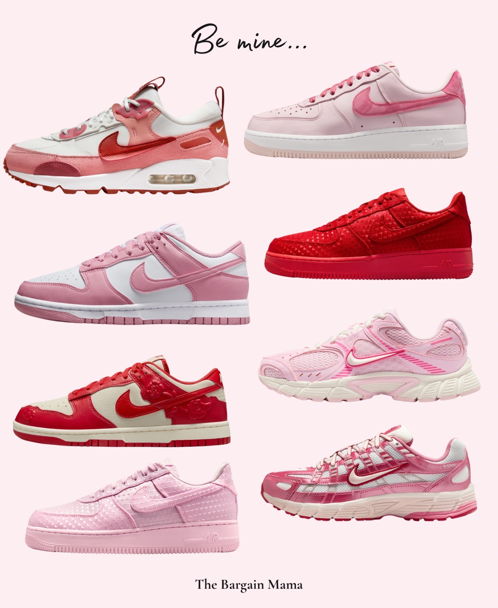 Cute shoes for Valentines! ❤️ Love them ALL. 

Galentine
Valentines Day
Gift
Present
Nike
Pink
Red
Shoe Crush
Obsessed

#LTKfitnessgoals #LTKActive #LTKValentine
