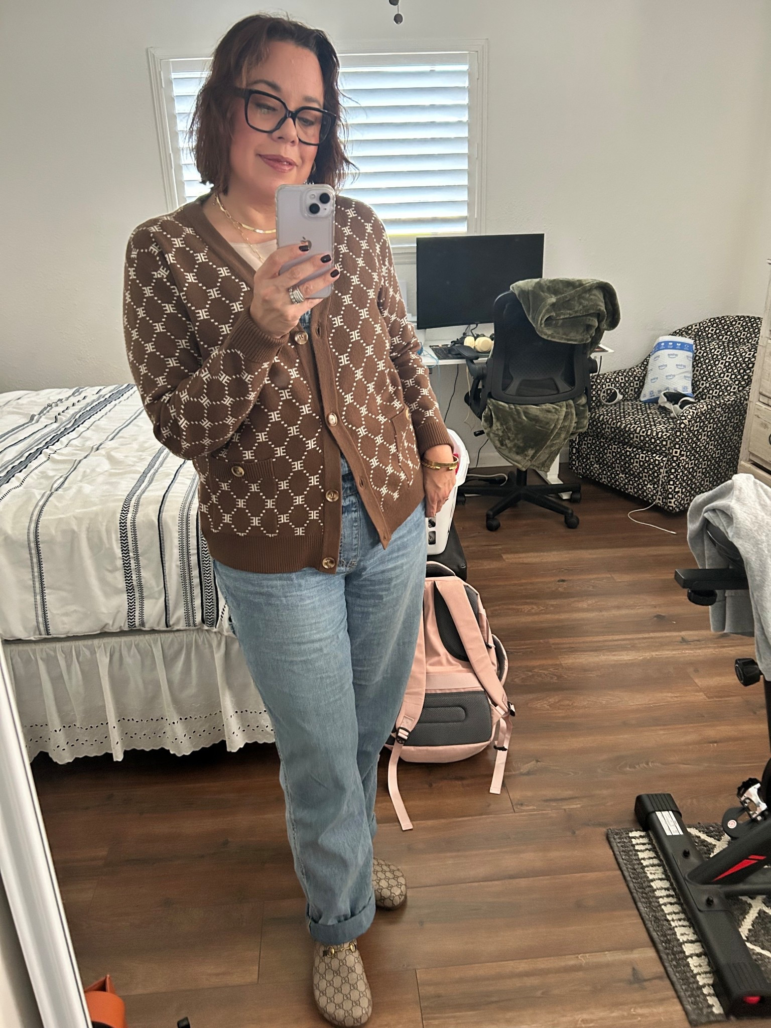 Soccer mom #ootd. Early morning games calls for a cozy cardigan! 

#LTKSeasonal #LTKMidsize #LTKOver40