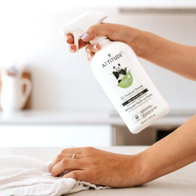 ATTITUDE All-Purpose Cleaner, EWG Verified, Streak-Free, Plant- and Mineral-Based, Vegan and Crue... | Amazon (US)