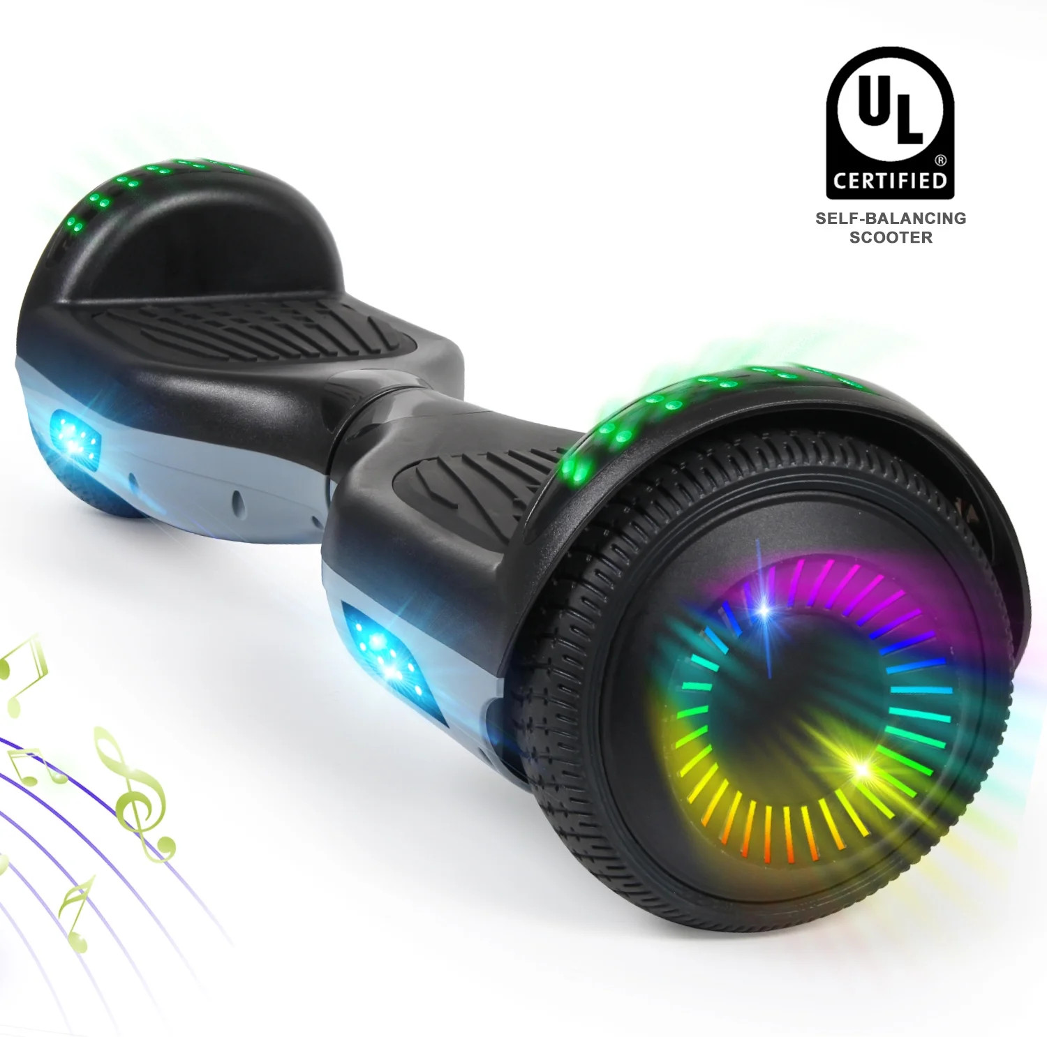 CBD Hoverboard 6.5 In. Two-Wheel Self Balancing Hoverboard with LED Lights Electric Scooter and B... | Walmart (US)
