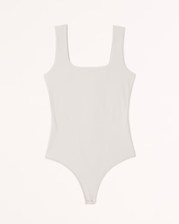 Women's Soft Matte Seamless Squareneck Bodysuit | Women's Tops | Abercrombie.com | Abercrombie & Fitch (US)
