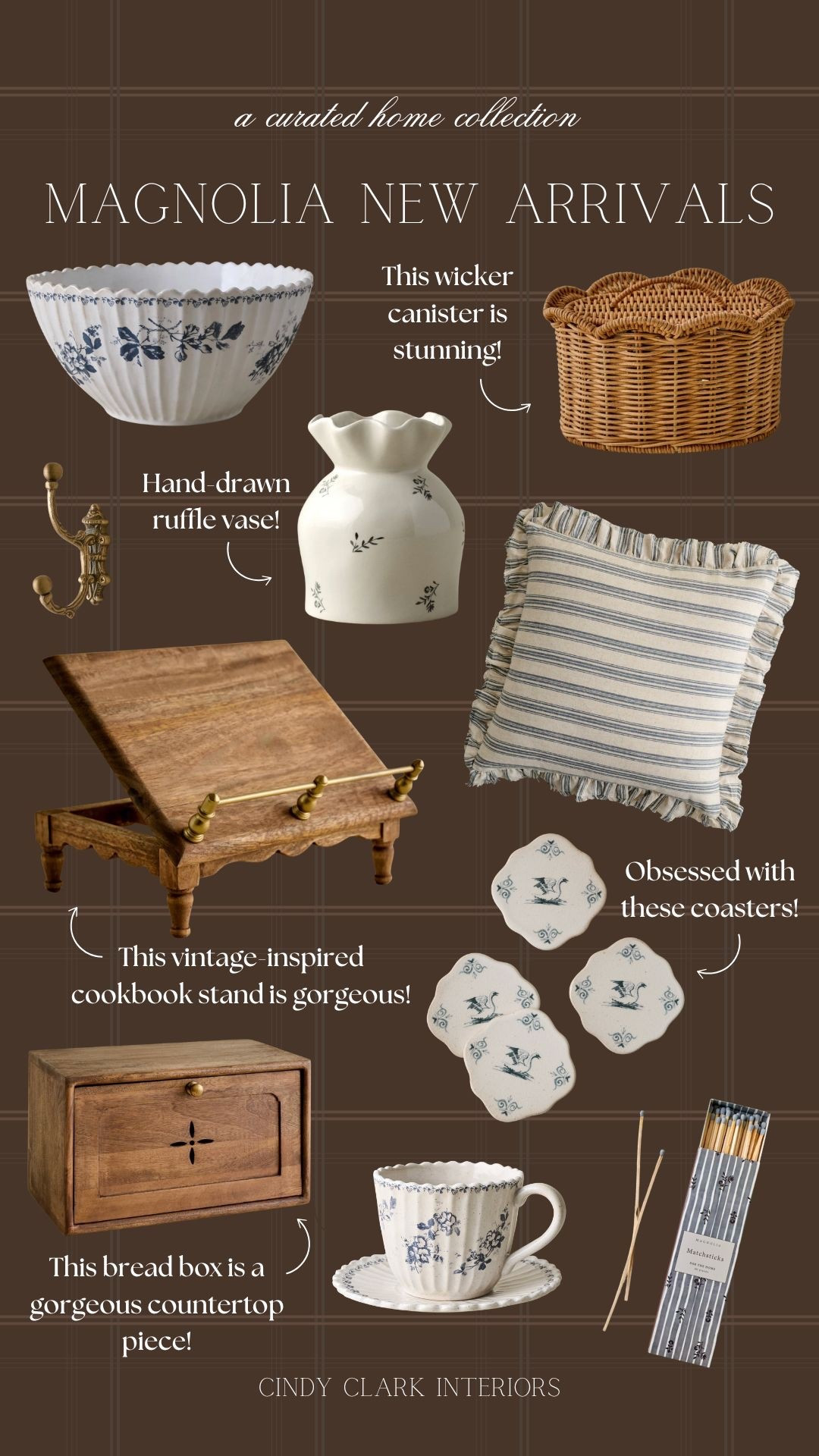 New arrivals from Magnolia I am loving! I just ordered these beautiful coasters and this hand drawn vase and couldn’t be more excited! 

#LTKHome