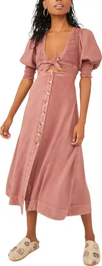 Free People String of Hearts Cutout Maxi Dress | Nordstrom | Nordstrom