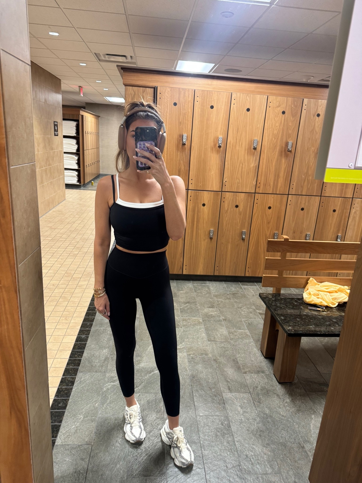 gym ootd 🖤 wearing a small in both!

#LTKfitnessgoals #LTKootd #LTKActive