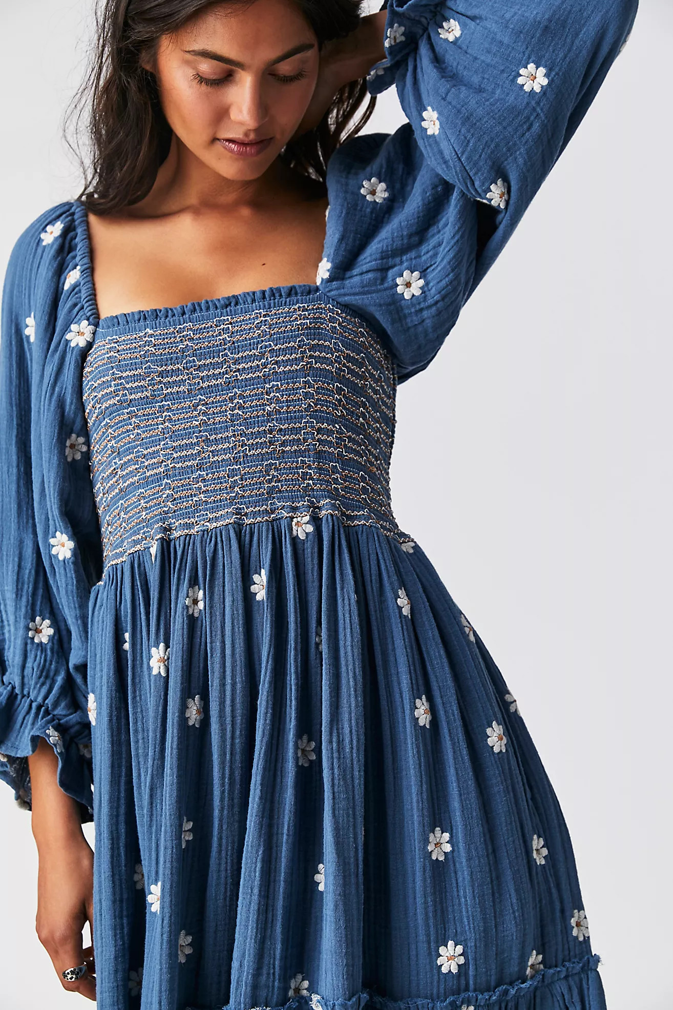 Dahlia Embroidered Maxi Dress | Free People (Global - UK&FR Excluded)