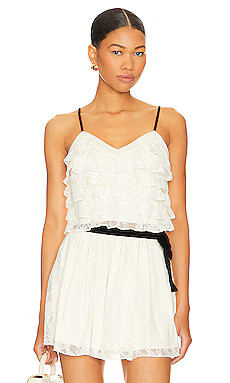 LoveShackFancy Malt Top in Sea Salt from Revolve.com | Revolve Clothing (Global)