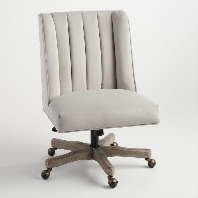 Ava Upholstered Office Chair | World Market