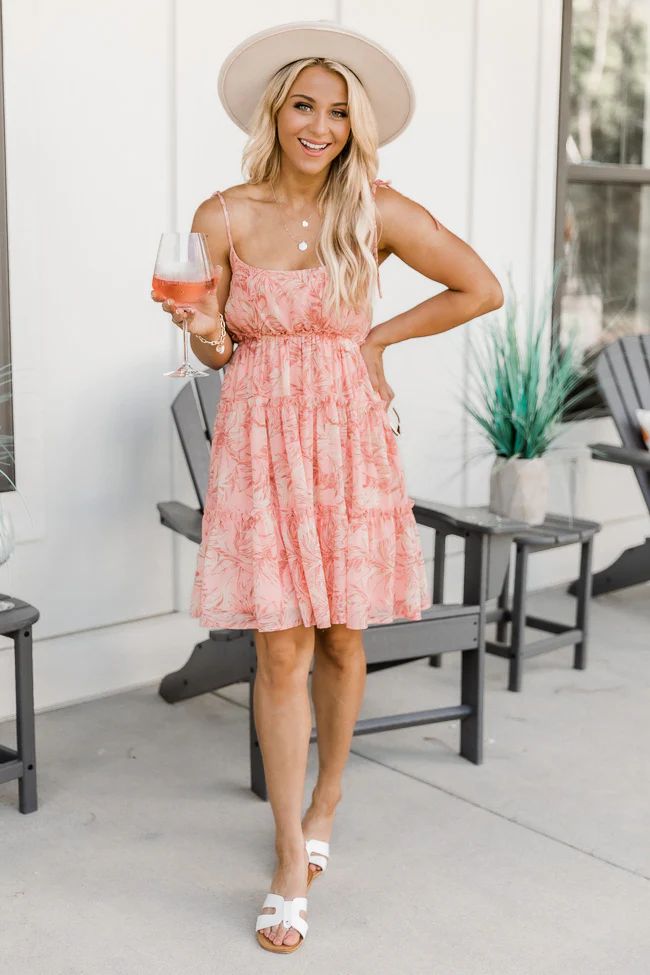 Take Notice Pink Floral Dress FINAL SALE | The Pink Lily Boutique