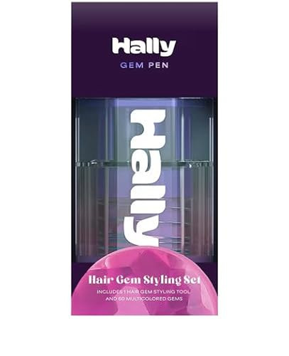 Hally Gem Pen Art Craft Kit - Includes 60 Adhesive Hair Gems & Styling Tool - Modern Hair Accessory for Unisex | Amazon (US)