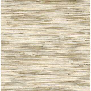 30.75 sq. ft. Hemp Faux Grasscloth Vinyl Peel and Stick Wallpaper Roll | The Home Depot
