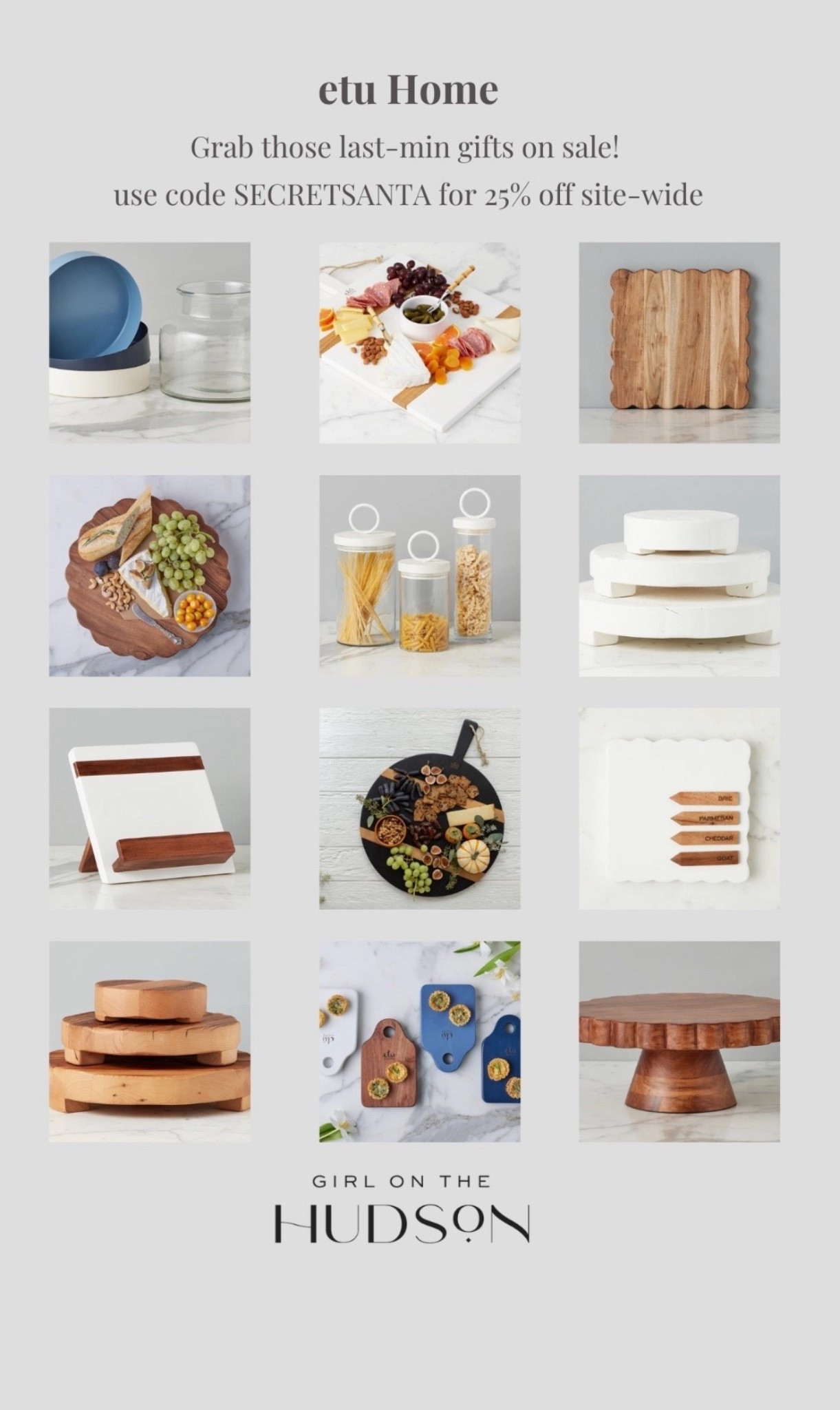 Today is the very last day to shop the etu home sale with guaranteed delivery before Christmas! Use my code SECRETSANTA to save 25% off site-wide! Finishing your gifting with some of the prettiest home and entertaining pieces. Linking my favorites!! 

#LTKSaleAlert #LTKGiftGuide #LTKHome