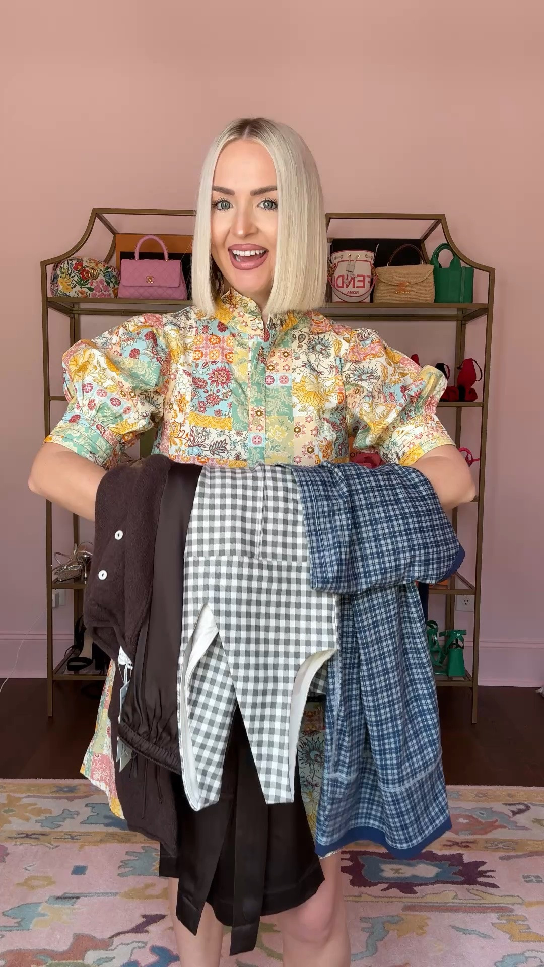 20% off + extra 15% off with DENIMAF
Plaid tank: small 
Plaid 7/8 leggings: small 
Gingham dress: XS (needed small)
Brown satin pants: XS petite
Brown cardigan: XXS (oversized fit and I wanted mine smaller lol)

#LTKPetite #LTKBump