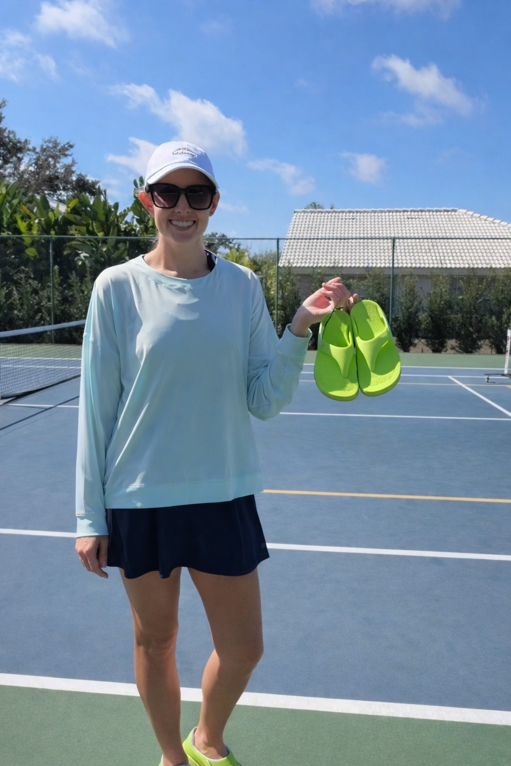 OOFOS shoes are great for recovery!!￼#workout #recovery #shoes #tennis #pickleball #golf 

#LTKSpringSale #LTKActive #LTKootd