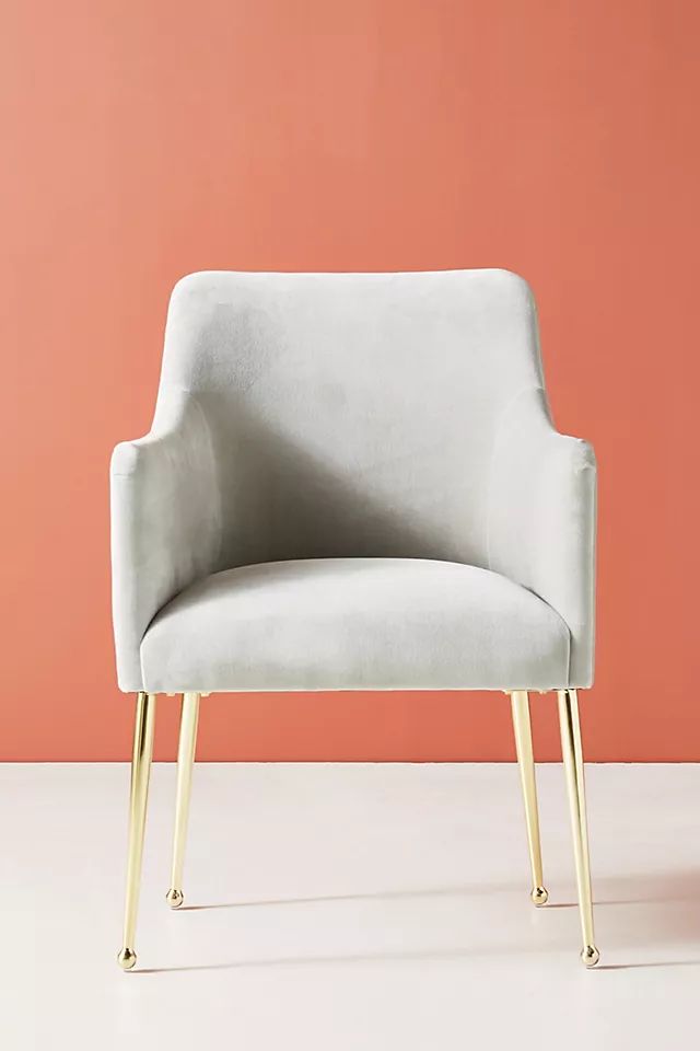 Velvet Elowen Armchair | Anthropologie (US)