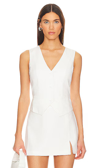 Selene Vest in Coconut Milk | Revolve Clothing (Global)