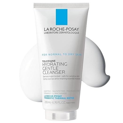 La Roche-Posay Toleriane Hydrating Gentle Face Cleanser, Daily Facial Cleanser with Niacinamide a... | Amazon (US)