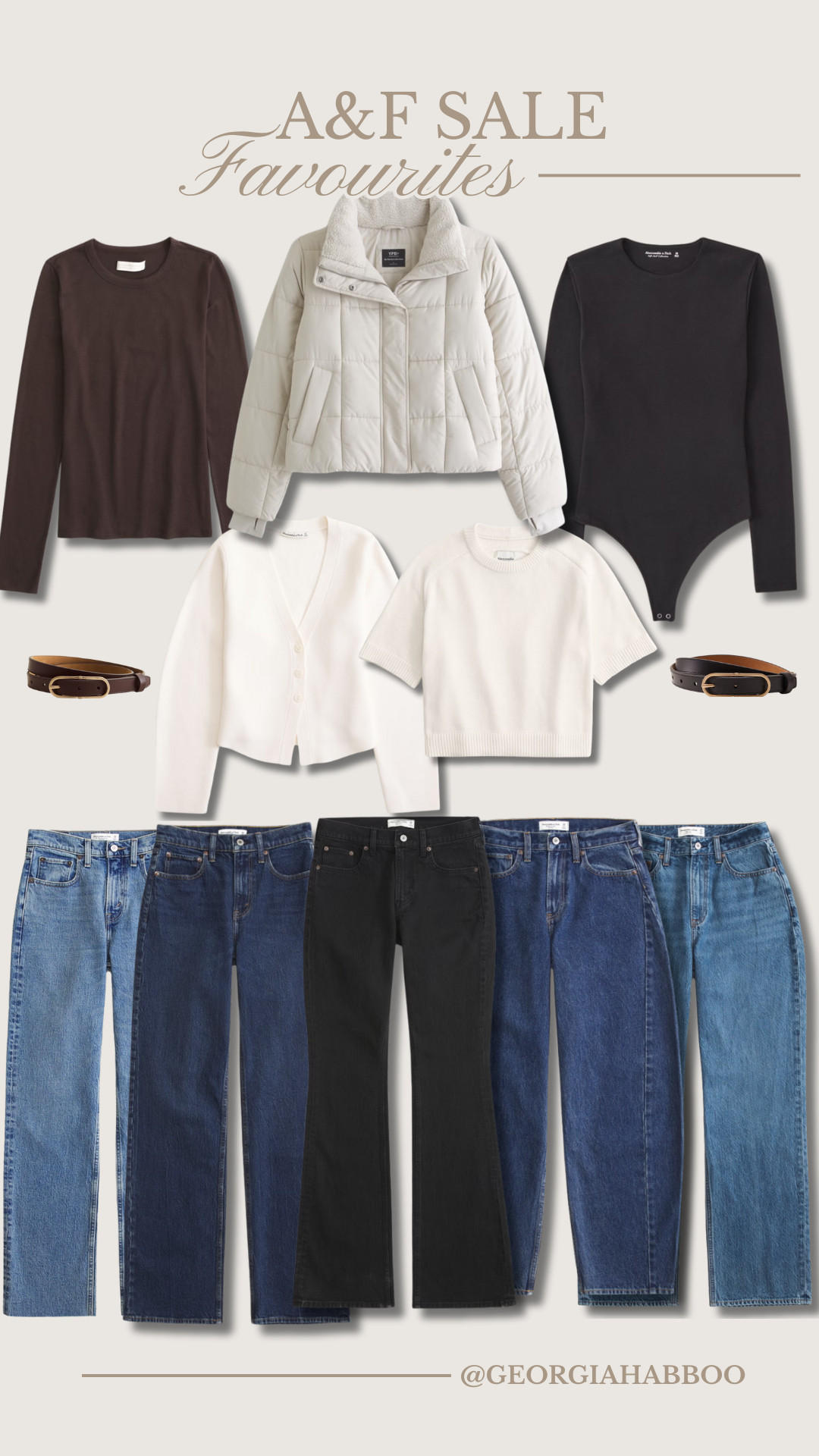 🔥 Extra 20% OFF with AFxLTK Valid Oct 10–12 

Jeans, Belt, Cardigan, Sweater, Long-Sleeve, Top, Abercrombie & Fitch 

 #LTKuk #LTKautumn #LTKsale