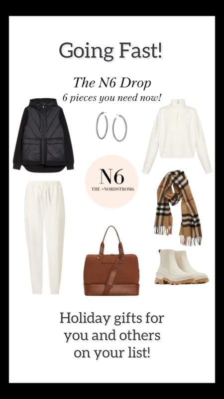 The N6 December Drop is here, and it includes relaxed loungewear perfect for holiday gifting, wearing around town, and traveling.  Elevate your look with a designer scarf and silver hoop earrings to West often. Plus, the designer-inspired jacket looks chic with the winter white jogger outfit and modern boots. Gift yourself and anyone on your list! 

#LTKSeasonal #LTKGiftGuide #LTKHoliday