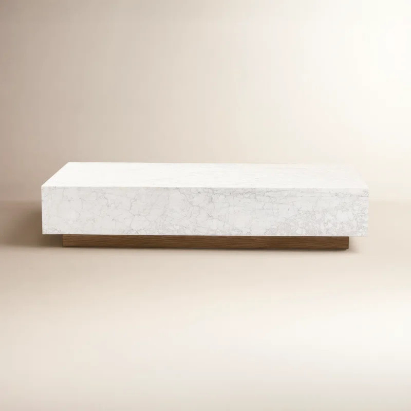 Latravius Marble Top Single Coffee Table | Wayfair North America