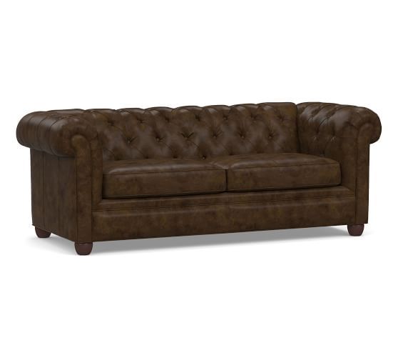 Chesterfield Leather Sofa | Pottery Barn (US)