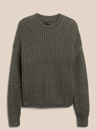 Oversized Cotton Sweater | Banana Republic (US)