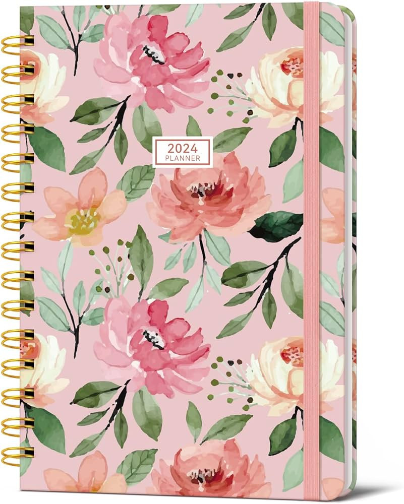 GETINK 2024 Planner Daily Weekly and Monthly for Women, Jan.2024 - Dec.2024, Hardcover Agenda 202... | Amazon (US)