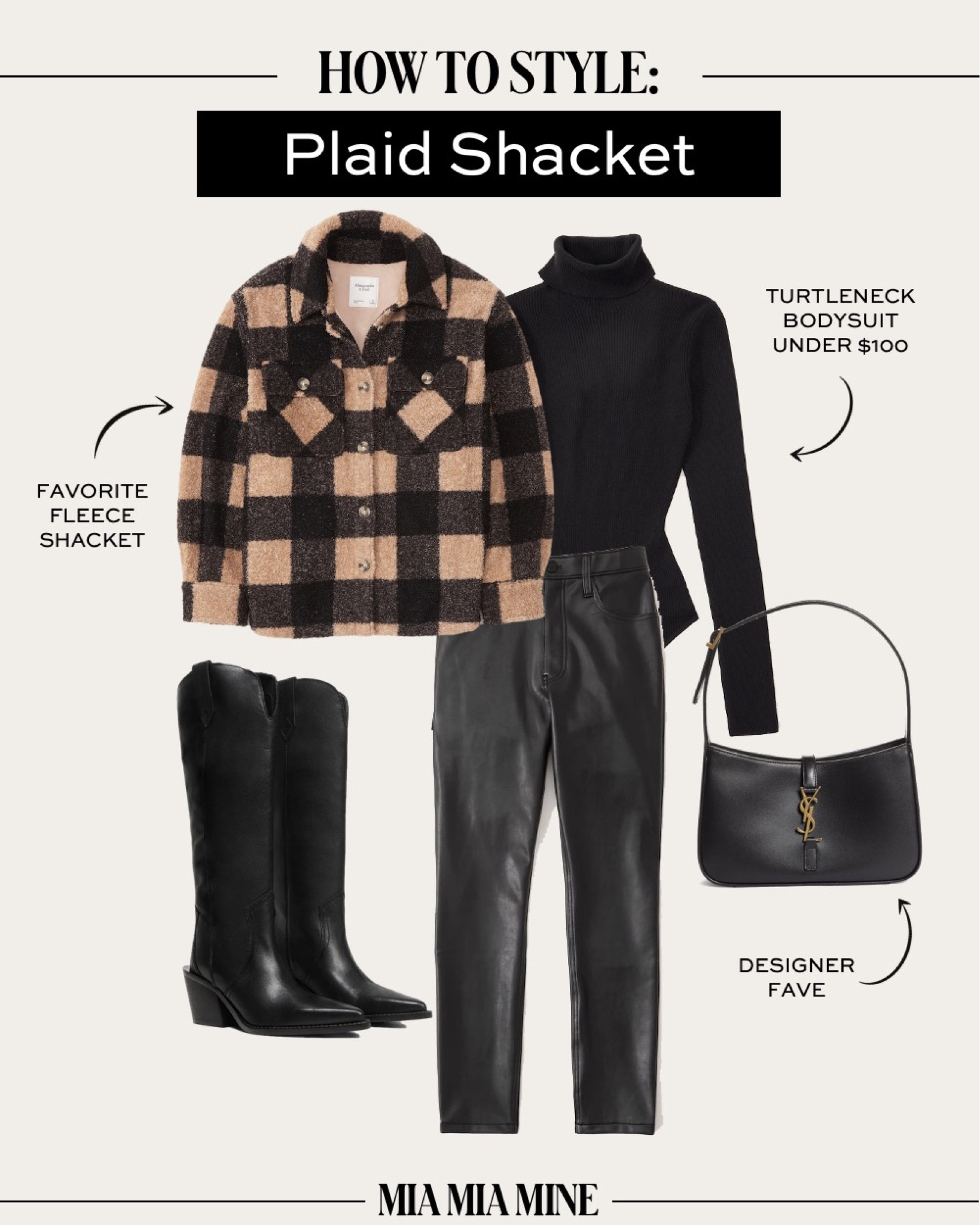 Fall outfit ideas / cowboy boots
Abercrombie fleece shacket
Abercrombie faux leather pants 
Mango western boots on sale
Saint Laurent hobo bag 

#LTKshoecrush #LTKunder100 #LTKsalealert