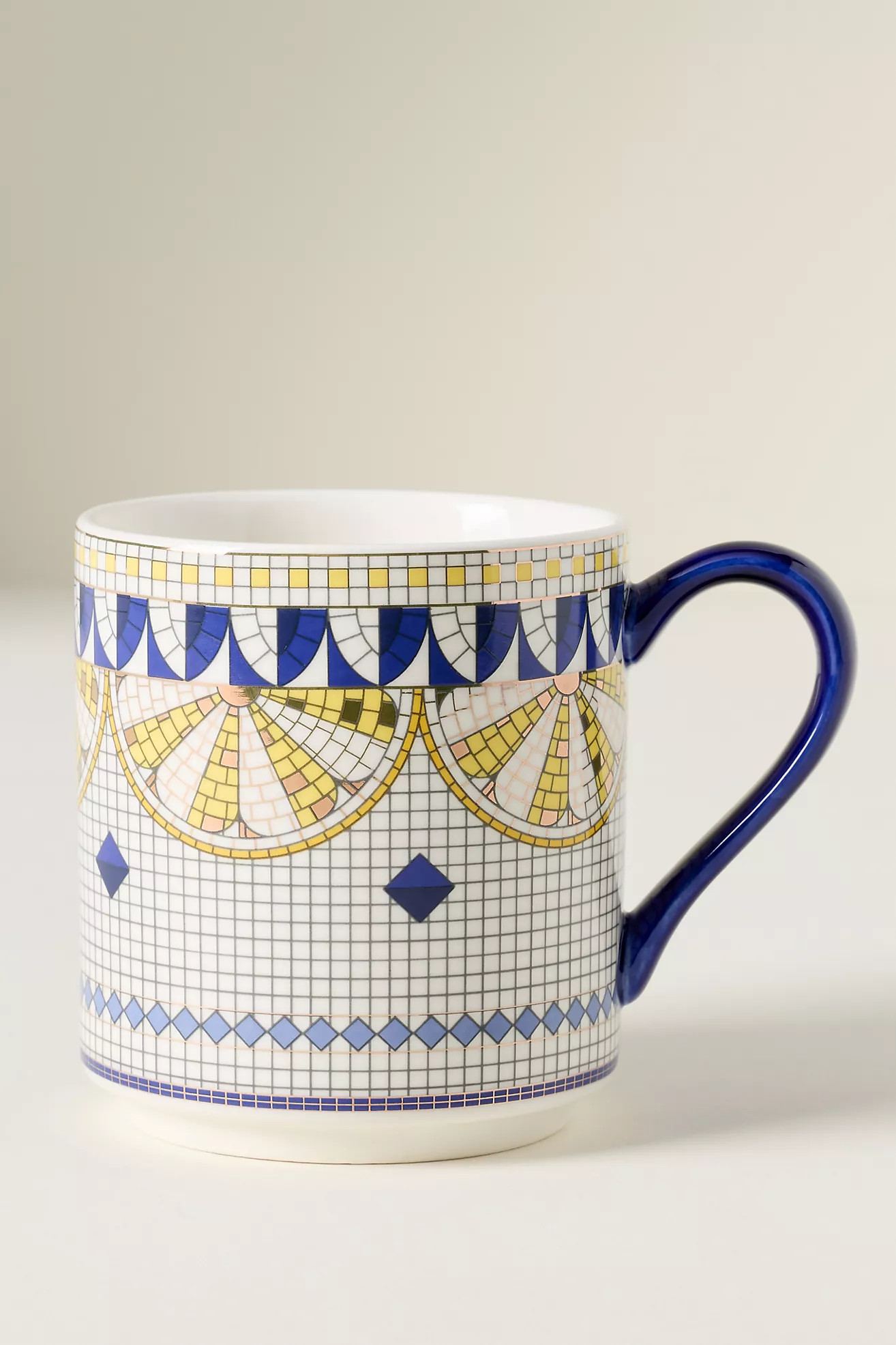 The Bistro Tile Stoneware Mug: Italia Edition | Anthropologie (US)