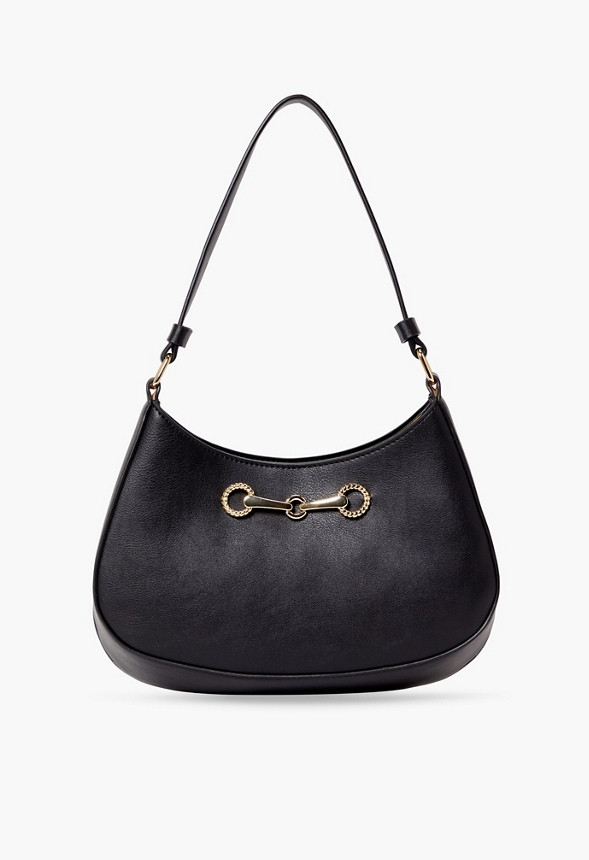 Horsebit Shoulder Bag | JustFab